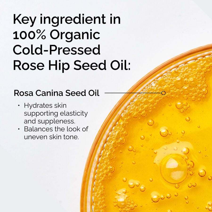 100% Organic Cold-Pressed Rose Hip Seed Oil - US 3897