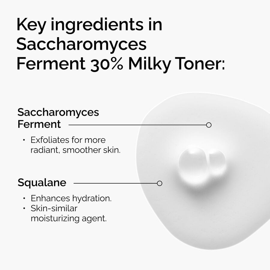 Saccharomyces Ferment 30% Milky Toner - US 3348