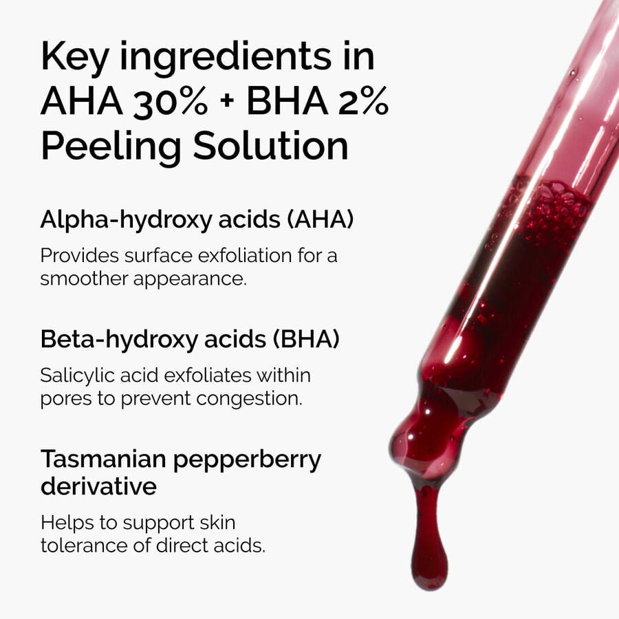 AHA 30% + BHA 2% Peeling Solution - US 3458