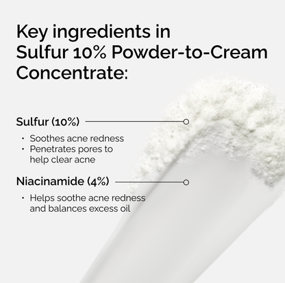 Sulfur 10% Powder-to-Cream Concentrate - US 6469