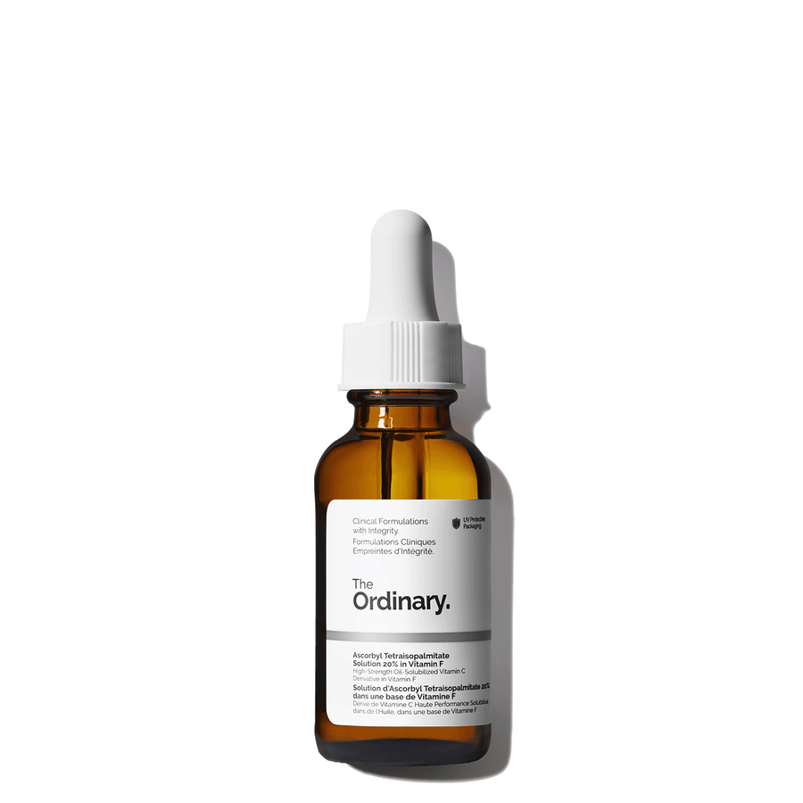 Ascorbyl Tetraisopalmitate Solution 20% in Vitamin F - US 6259